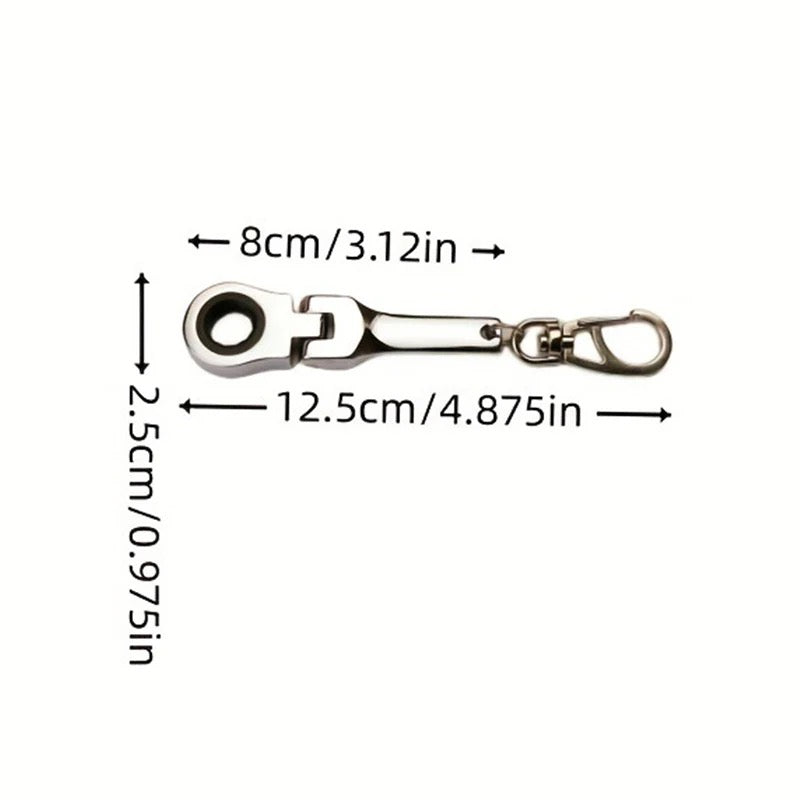 10mm Ratcheting Wrench Keychain